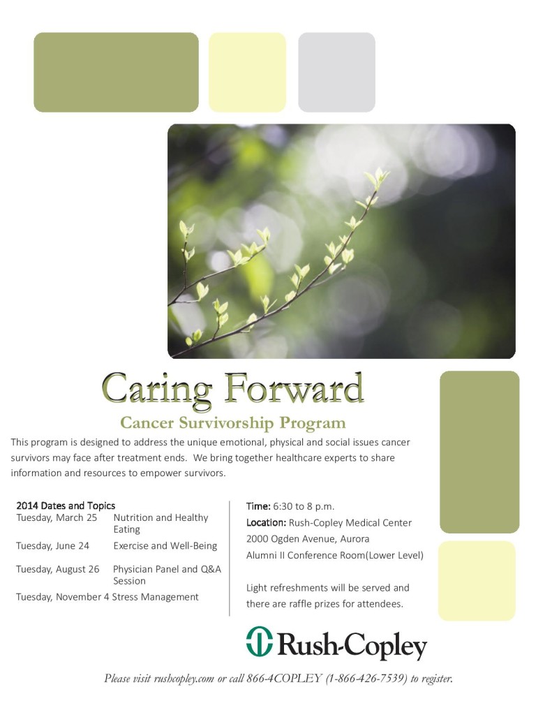 Caring Forward Flyer 2014